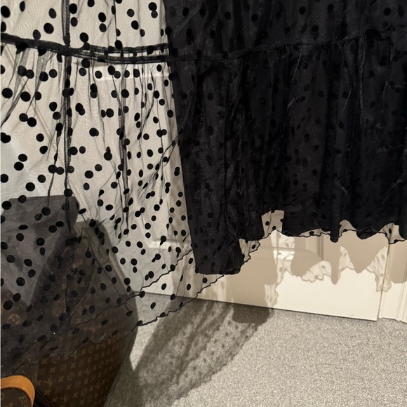 RED DRESS BOUTIQUE SEE AND BE SEEN dress black polka dots Zimmerman look alike - Picture 3 of 8